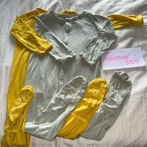 Kyte BABY footies. Snap and zippped